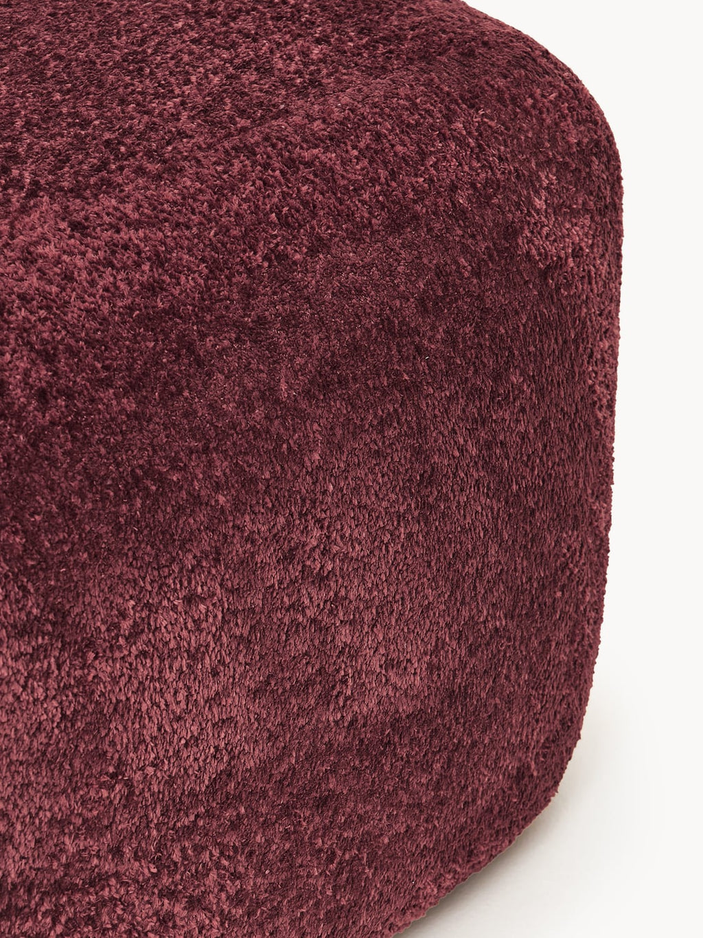 Wolke Large Ottoman in Teddy Bouclé — Brown