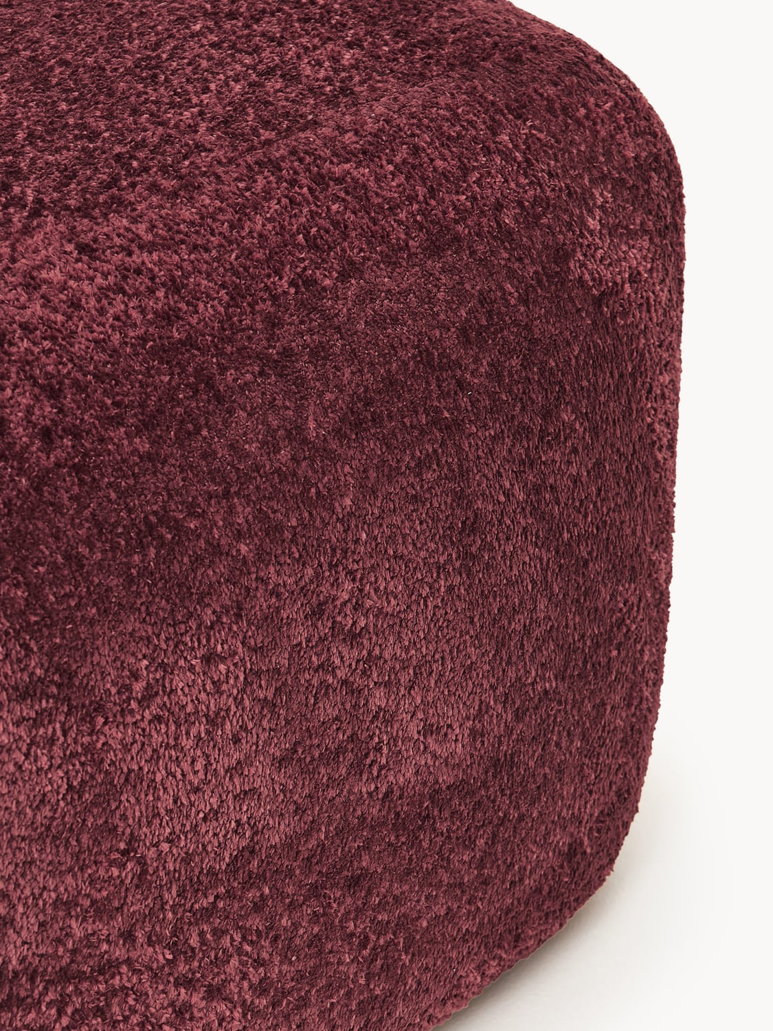 Wolke Large Ottoman in Teddy Bouclé — Brown