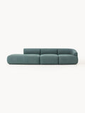 Sofia Modular Bouclé-Chaise (2-seater) — Teal