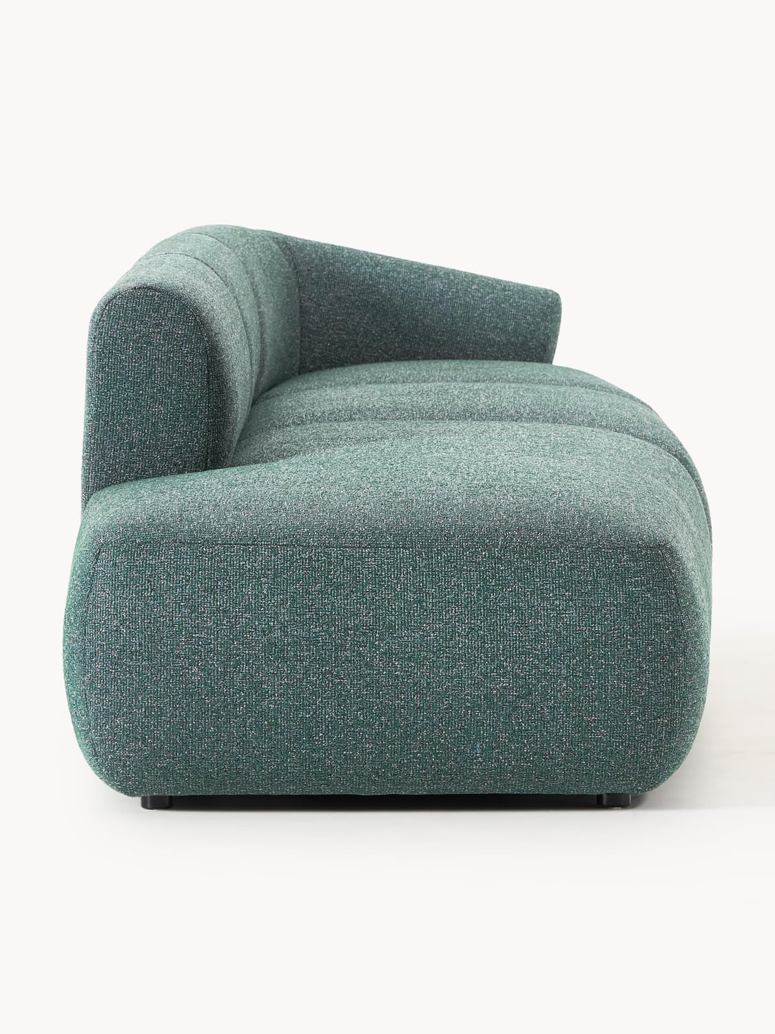 Sofia Modular Bouclé-Chaise (2-seater) — Teal