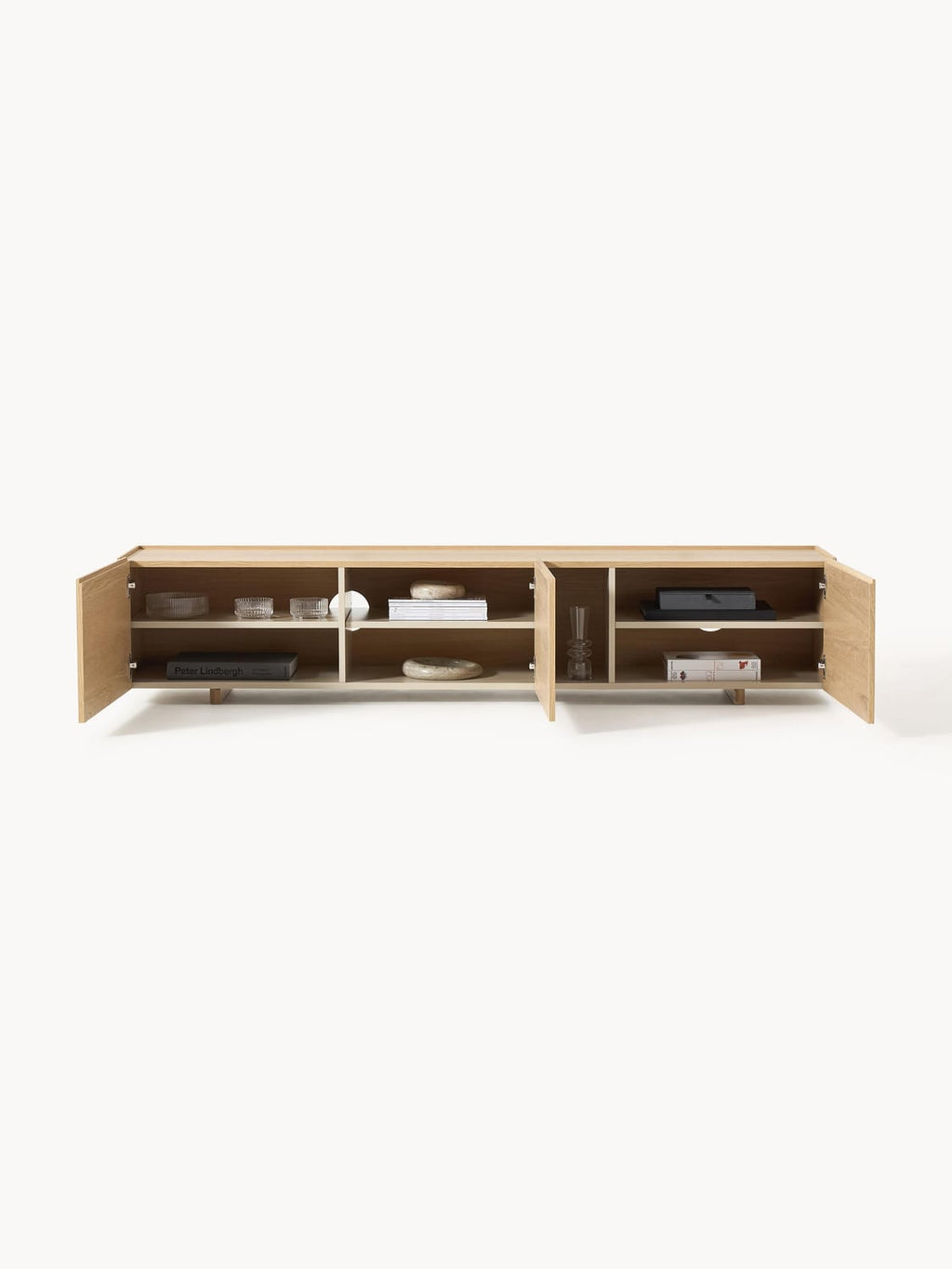 Larsen Wood-TV-Lowboard — Sand