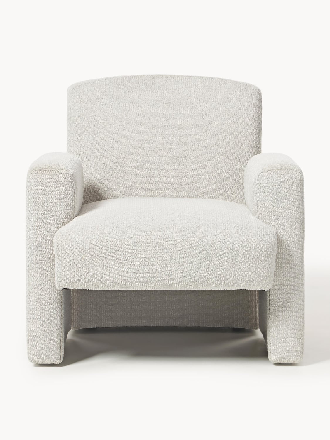 Aven Bouclé Lounge Chair — Oatmeal