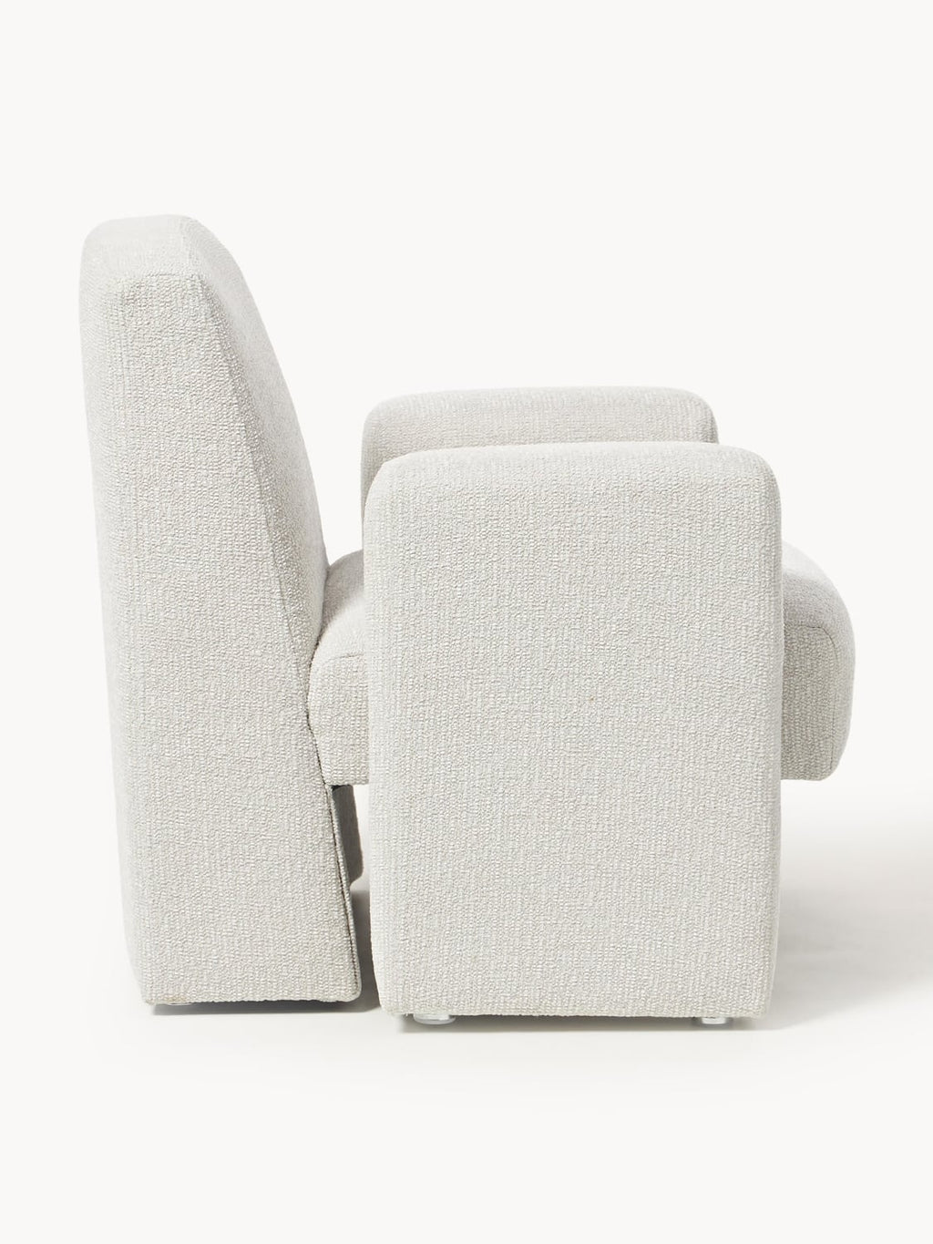 Aven Bouclé Lounge Chair — Oatmeal