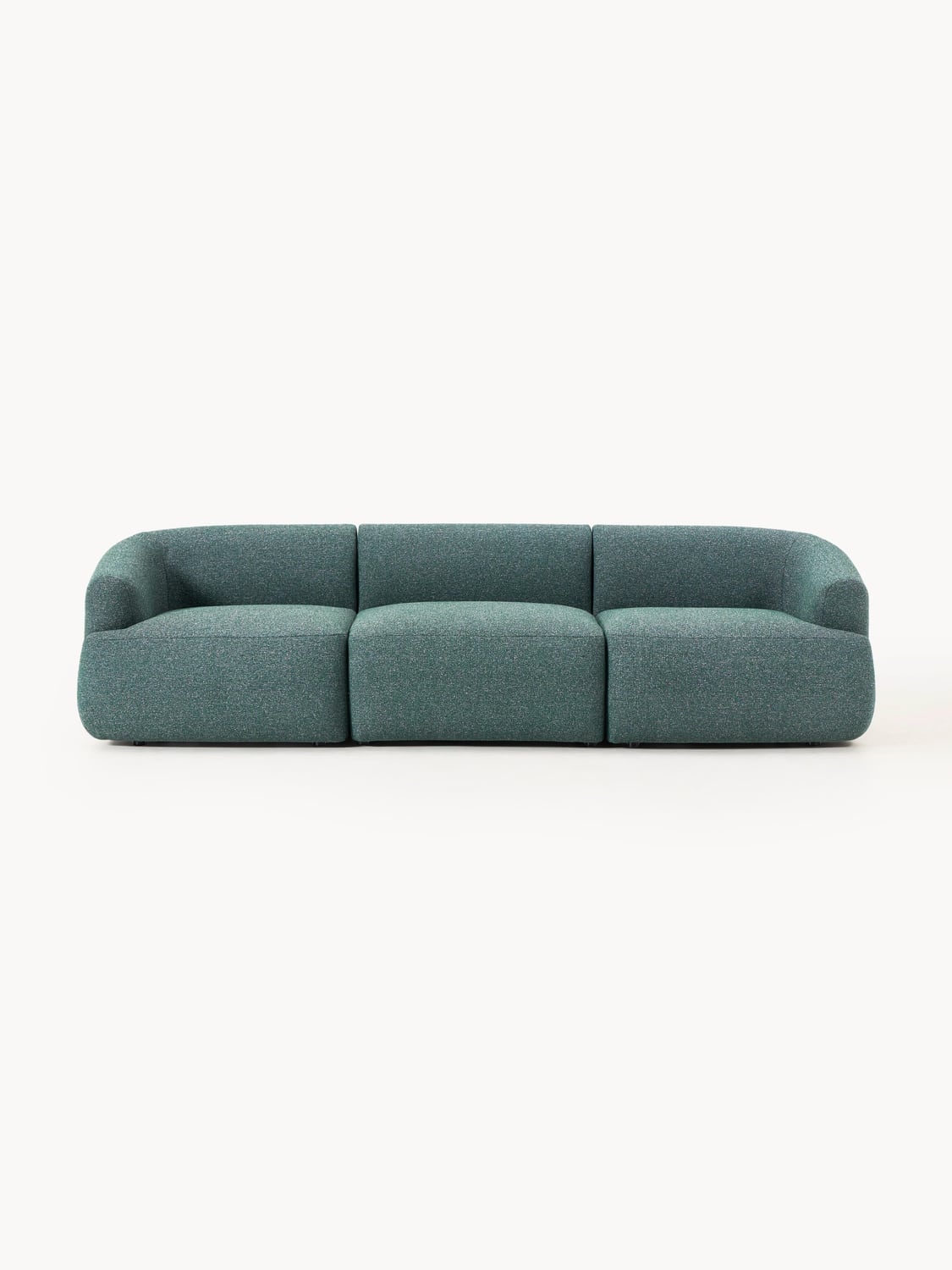 Sofia Modular Bouclé Sofa (3-seater) — Teal