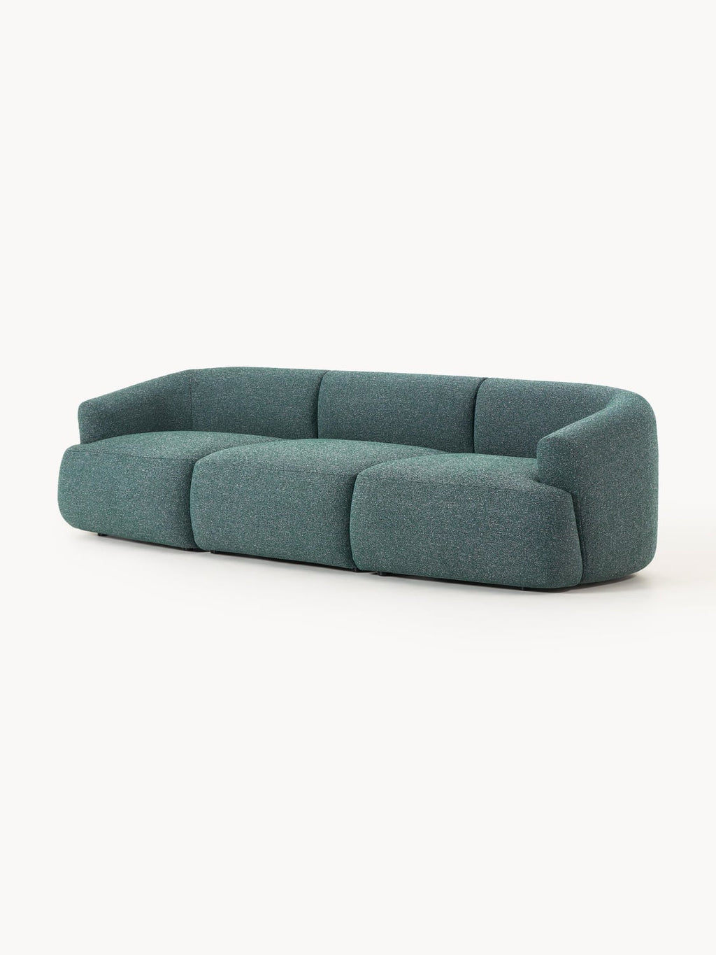 Sofia Modular Bouclé Sofa (3-seater) — Teal