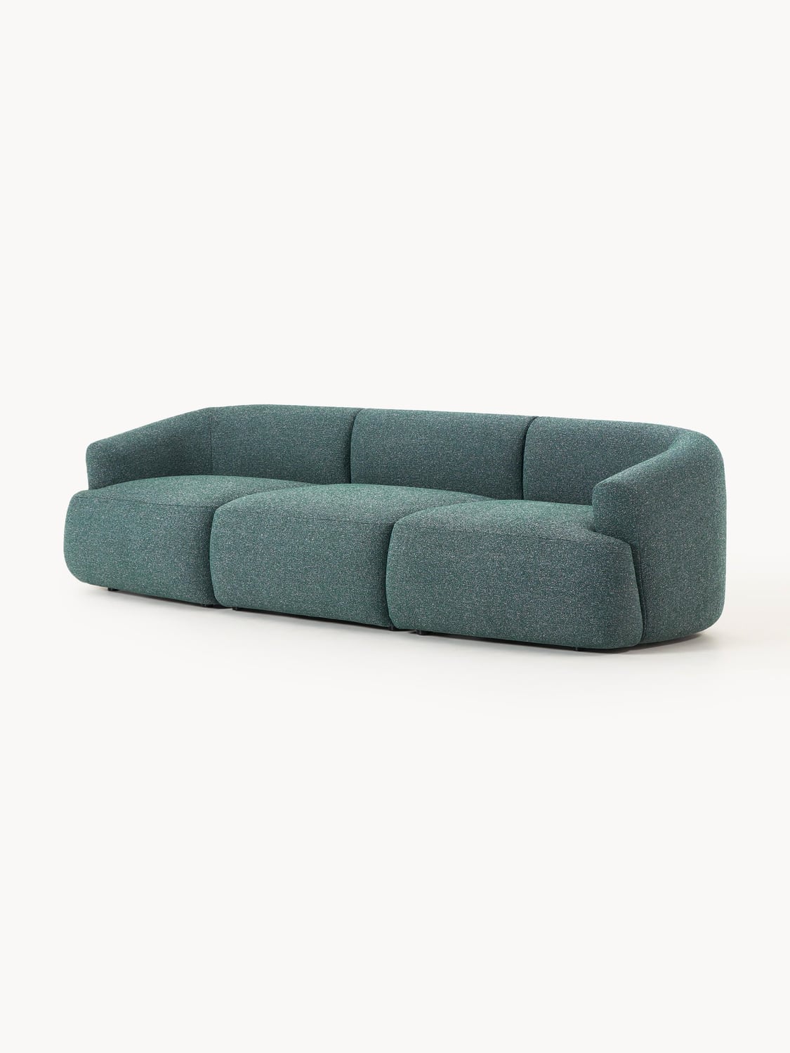 Sofia Modular Bouclé Sofa (3-seater) — Teal