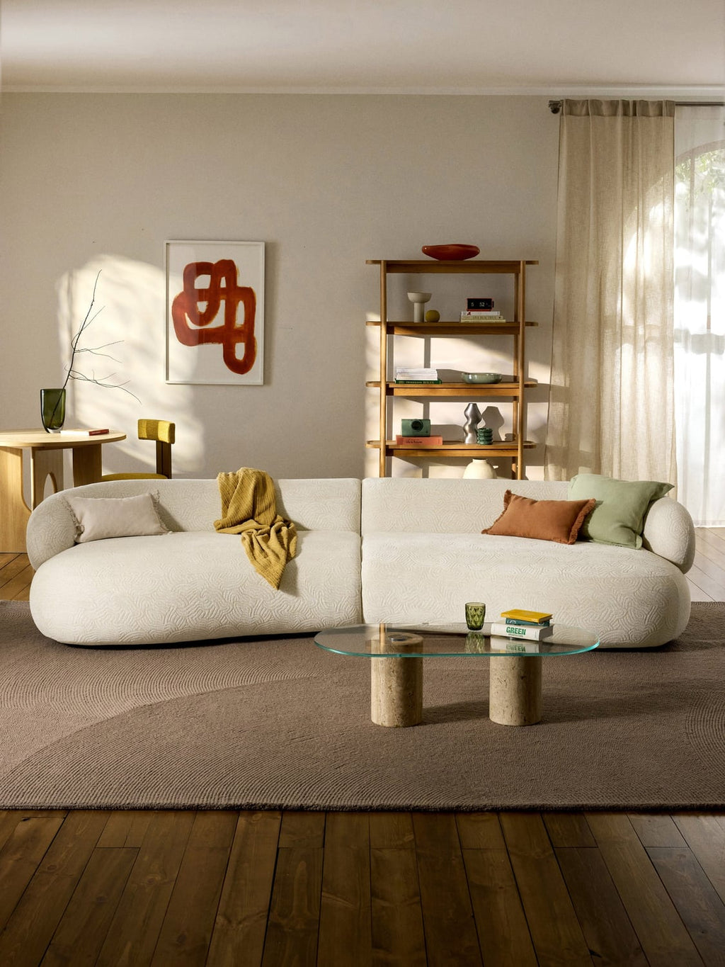 Alba Sofa (4-seater) — Off-White
