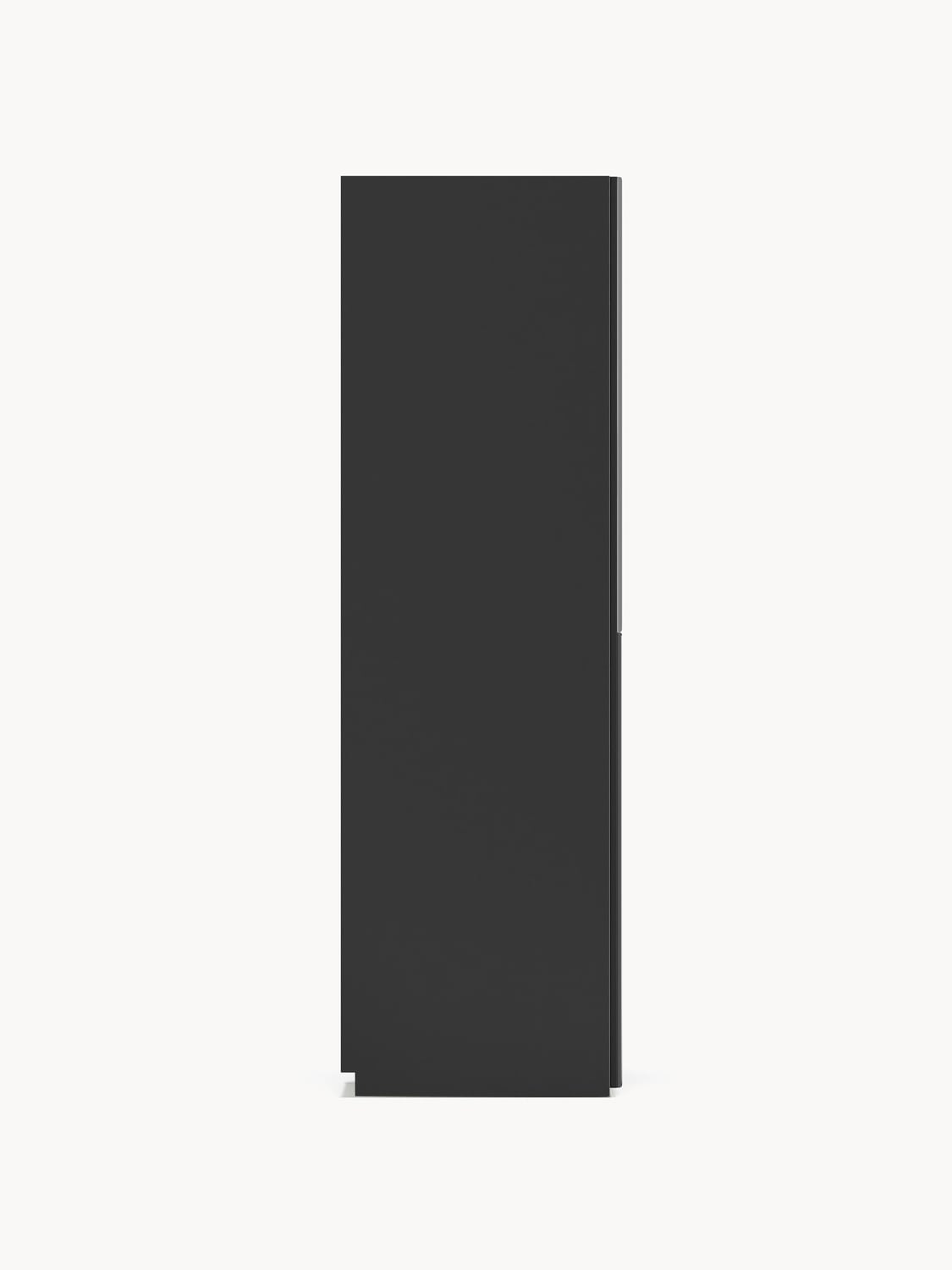Leon Modular Hinged-Door Wardrobe, 150 cm Width, in various sizes — Charcoal