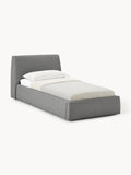 Cloud Single Bed with Storage — Sage