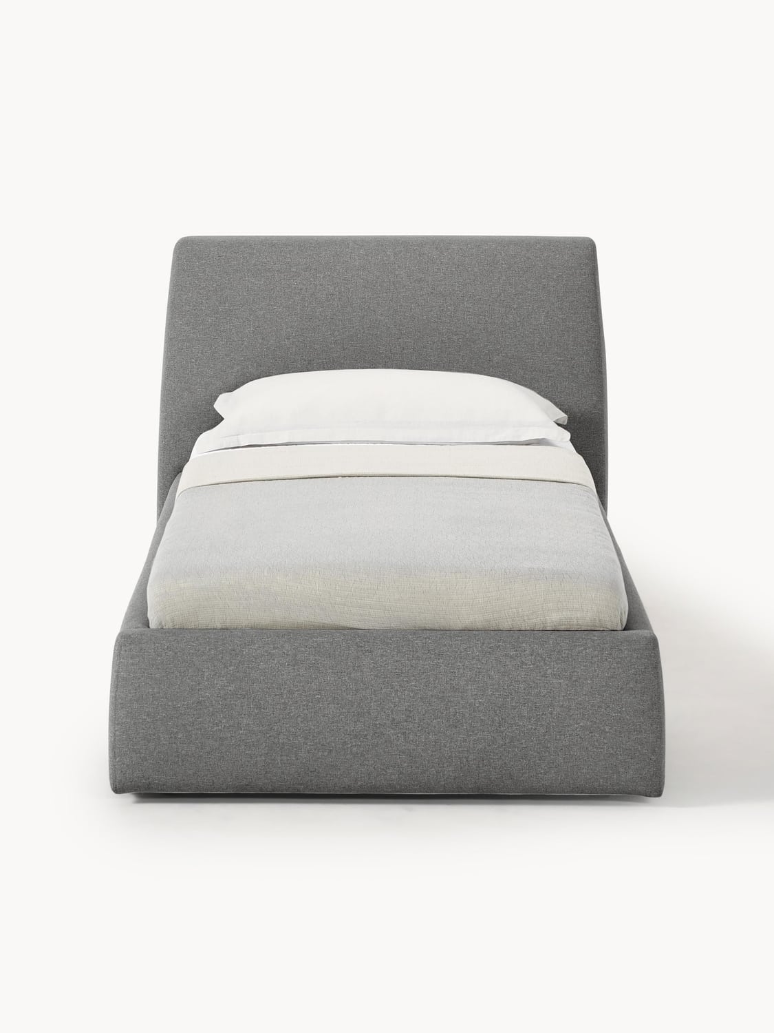 Cloud Single Bed with Storage — Sage