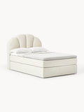 Romia Box-Spring Bed — Off-White
