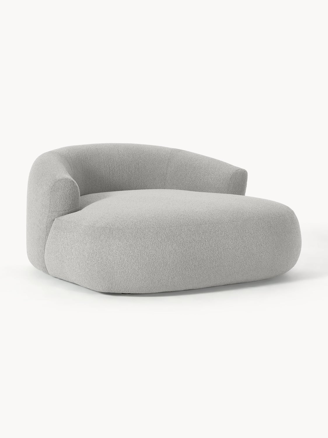 Sofia Bouclé-XL-Lounge Chair — Lilac