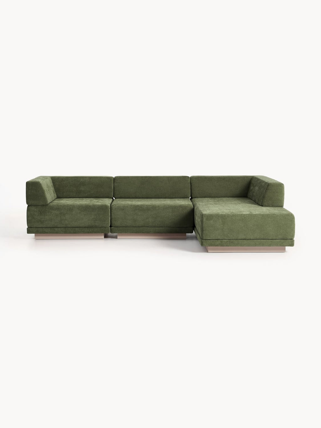 Colin Modular Corner Sofa (4-seater) — Olive