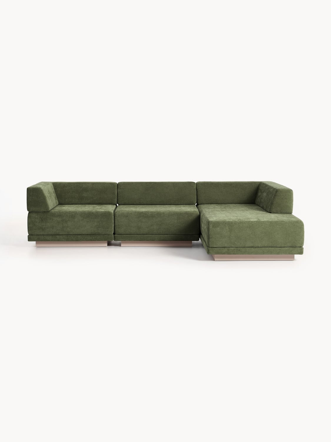 Colin Modular Corner Sofa (4-seater) — Olive