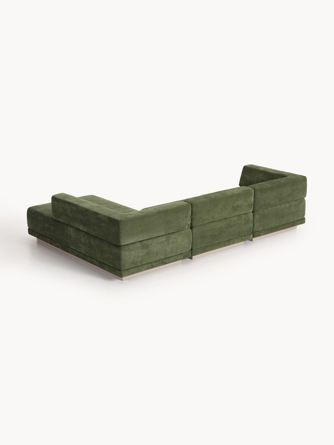 Colin Modular Corner Sofa (4-seater) — Olive