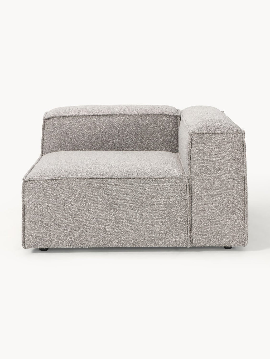 Lennon Corner Module in Bouclé — Grey