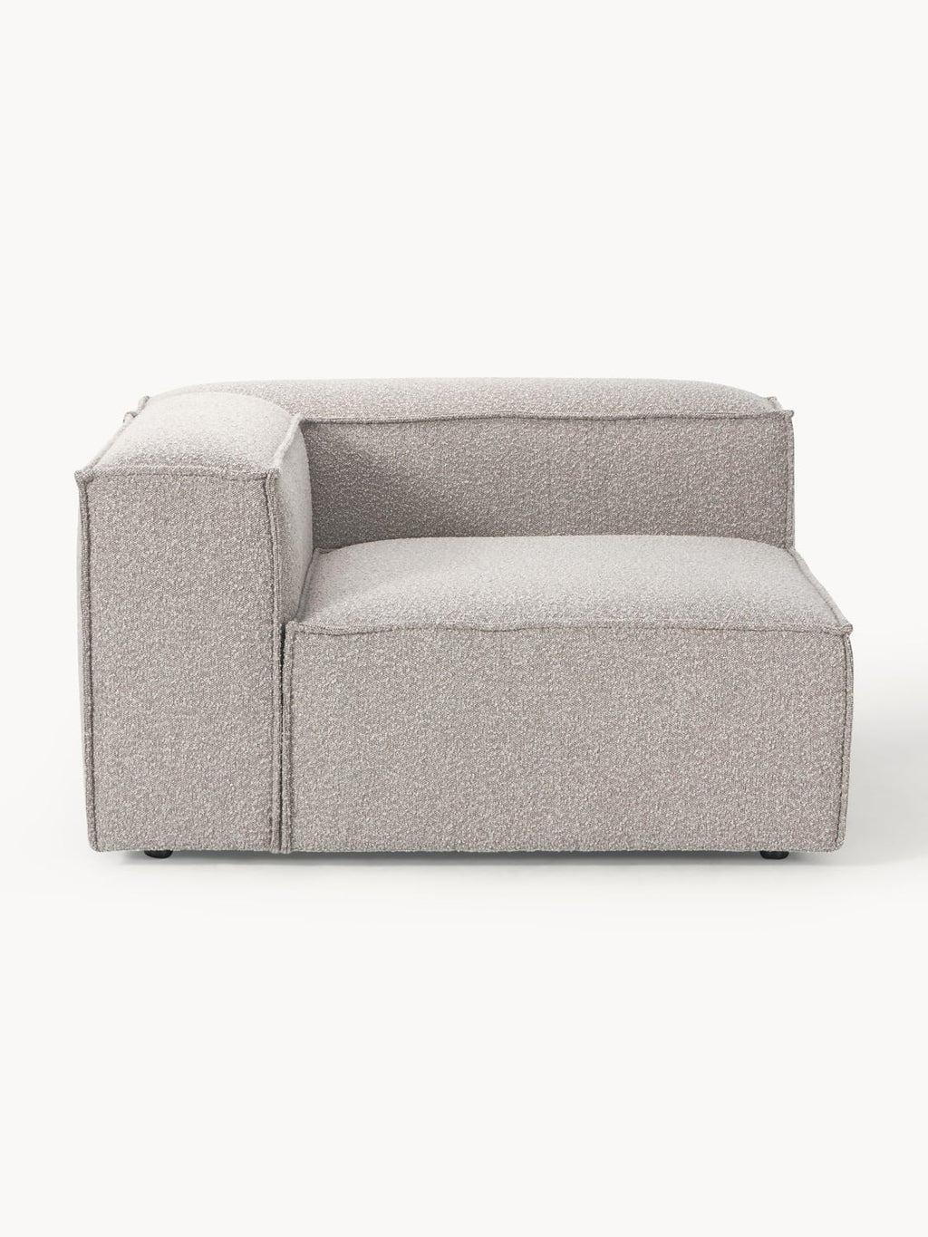 Lennon Corner Module in Bouclé — Grey
