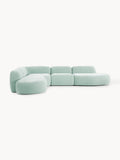 Wolke Modular XL Corner Sofa with Chaise Longue — Mist Grey