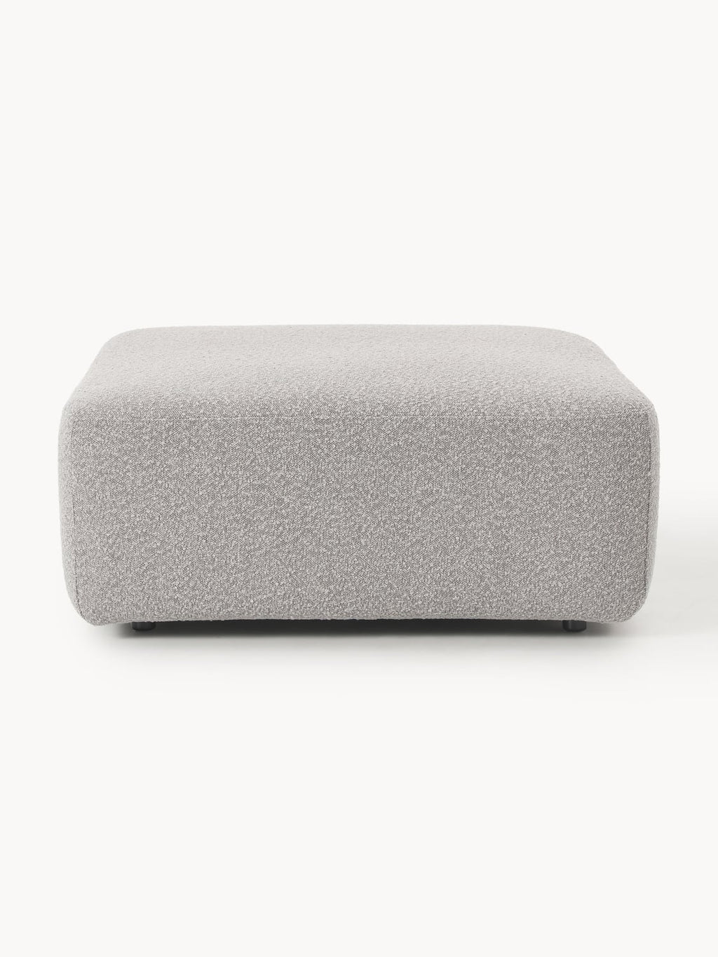 Anton Bouclé Sofa Ottoman — Oatmeal