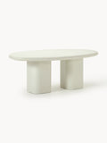 Anaya Indoor & Outdoor Dining Table, in various sizes — Light Grey