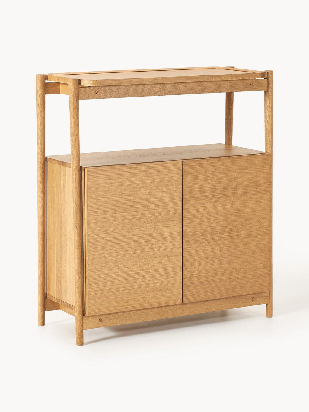 Libby Wood-Highboard — Yellow