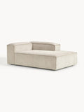 Lennon Ottoman Corner Module in Corduroy — Oatmeal