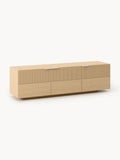 Sato Wood-Lowboard — Warm Grey