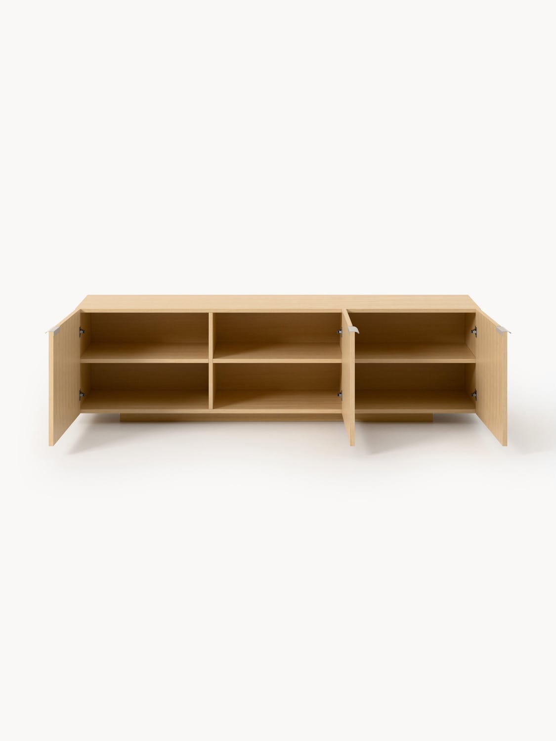 Sato Wood-Lowboard — Warm Grey
