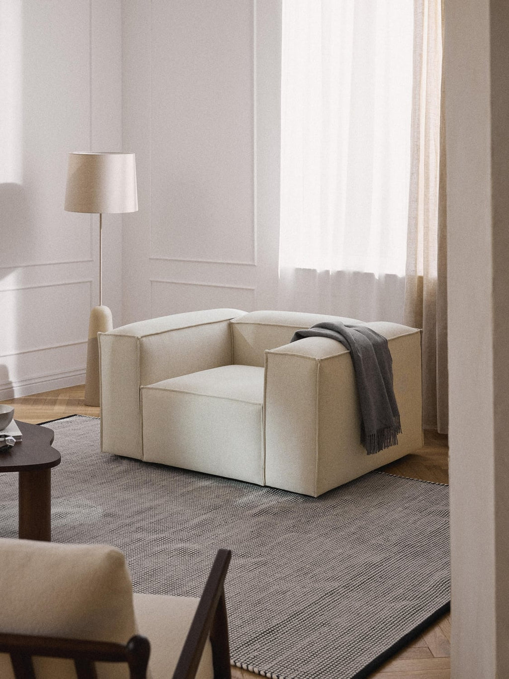 Lennon Armchair — Blush