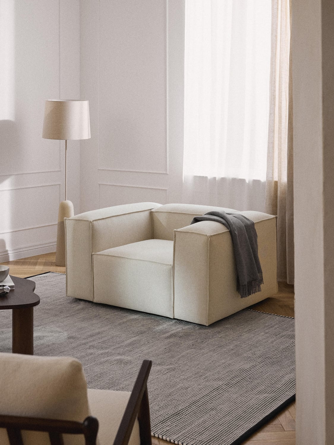 Lennon Armchair — Blush