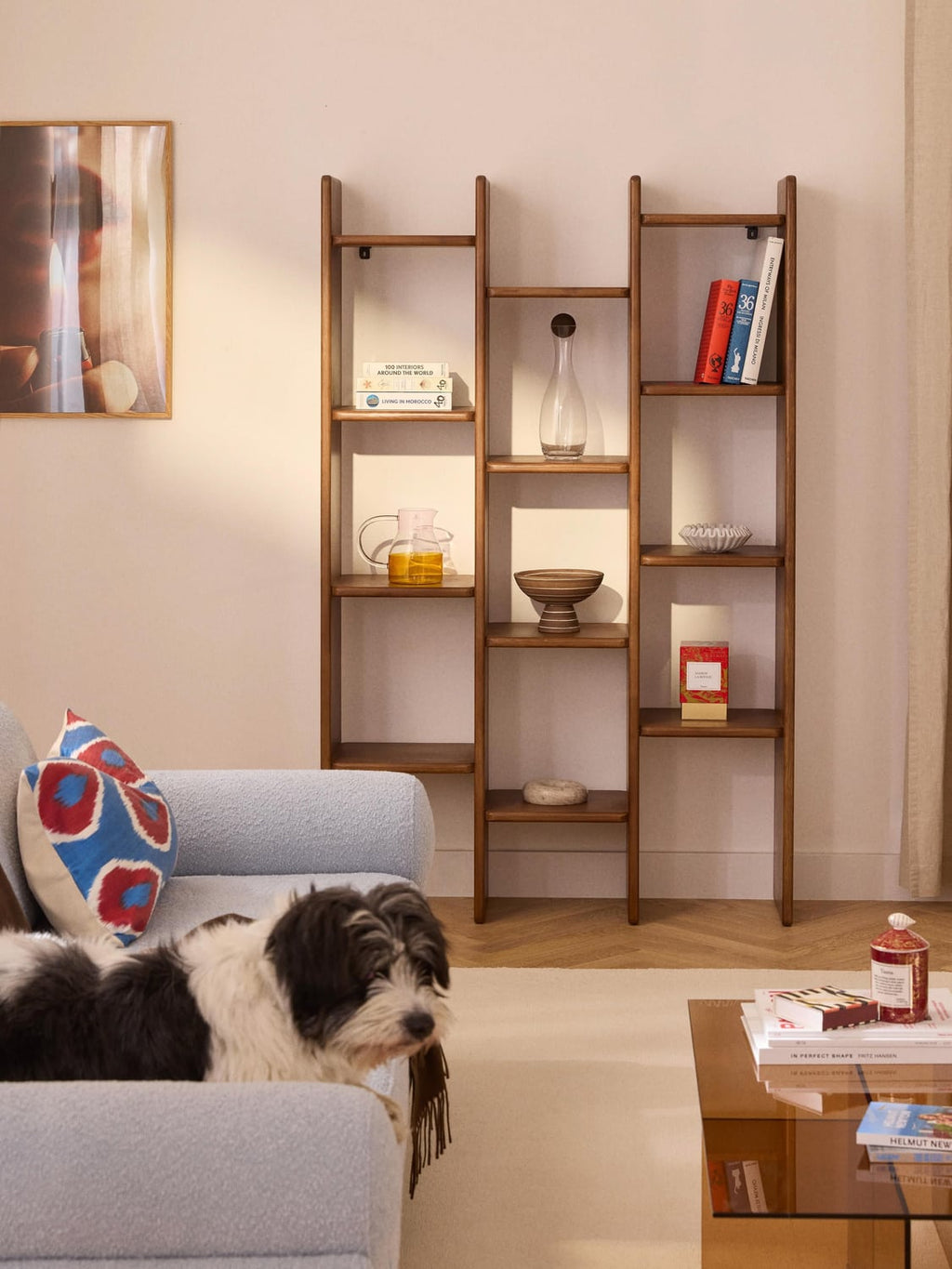 Chandler Shelving Unit in Oak