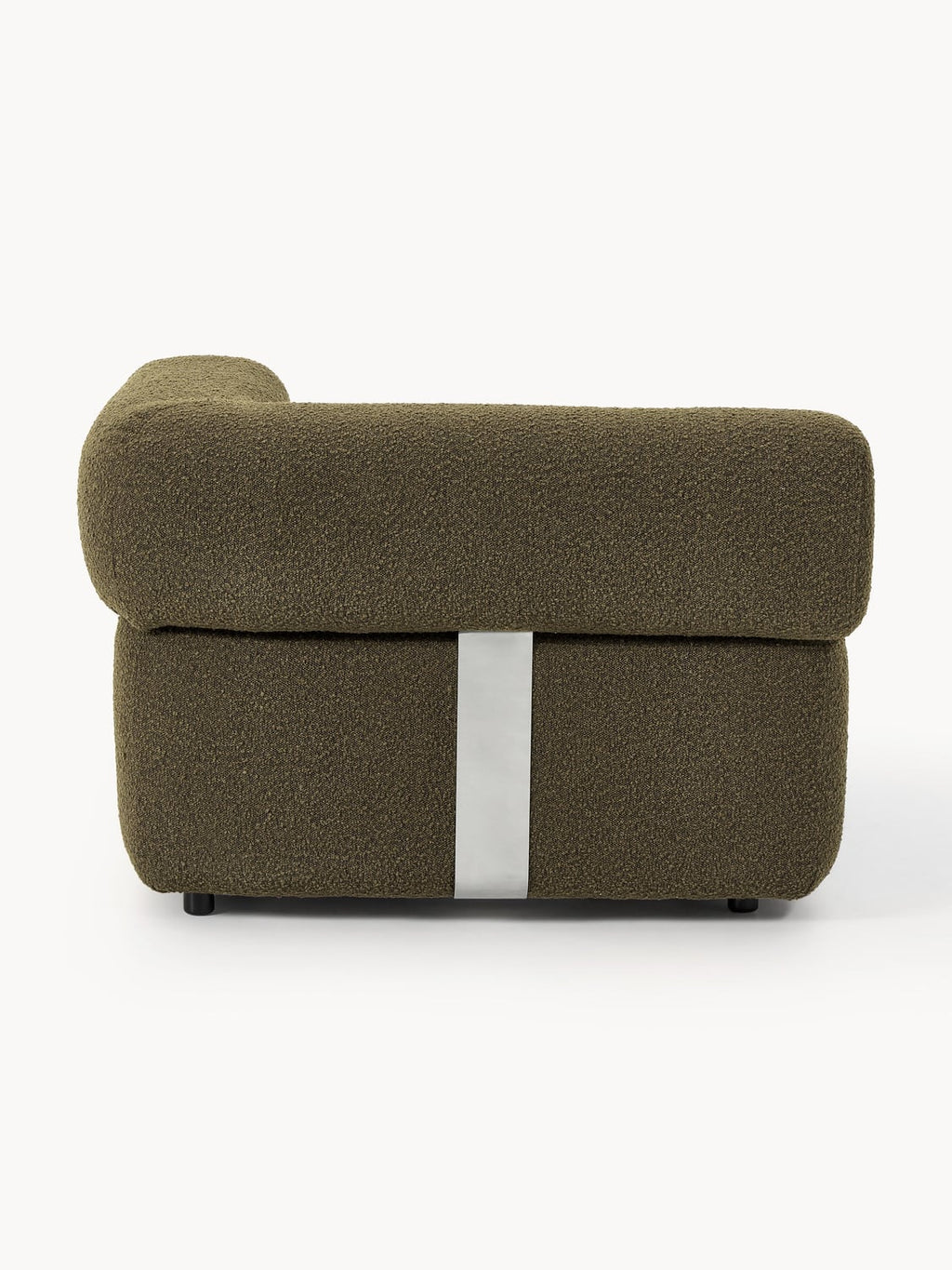 Anton Bouclé Corner Module — Chocolate