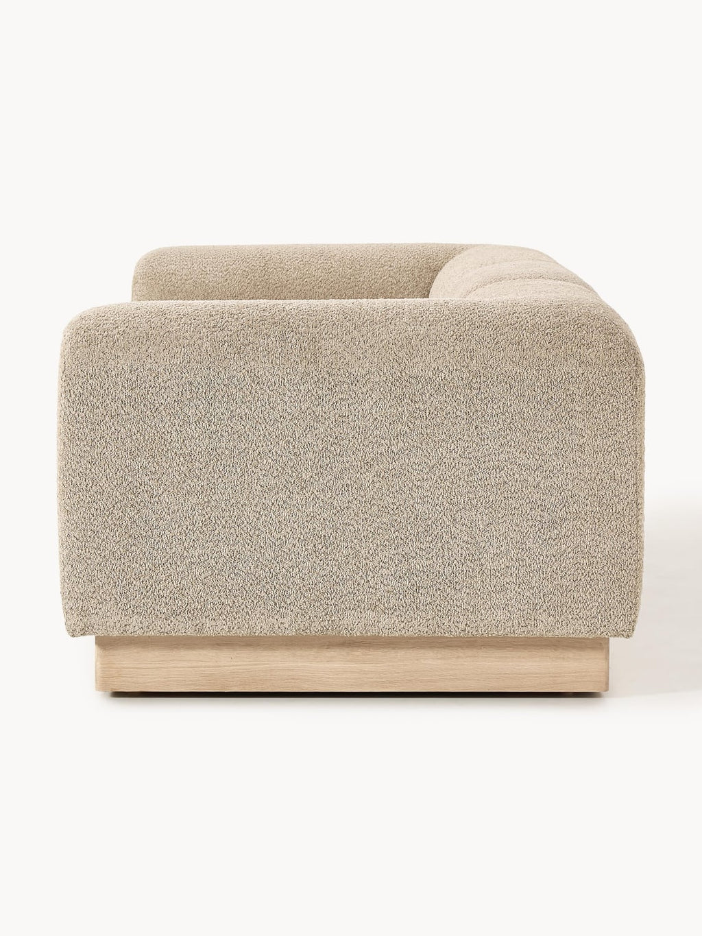 Natalie Modular Sofa (3-seater) in Teddy Bouclé — Sand