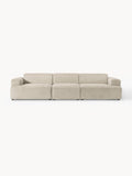 Melva Corduroy-Sofa (4-seater) — Oatmeal