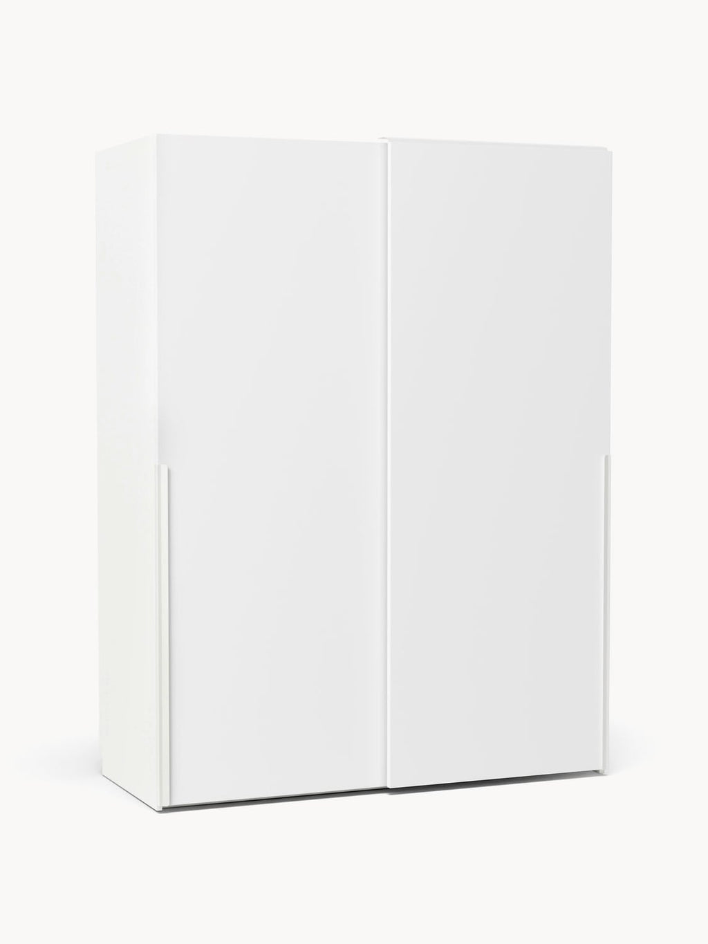 Leon Modular Sliding-Door Wardrobe, 150 cm Width, in various sizes — Off-White