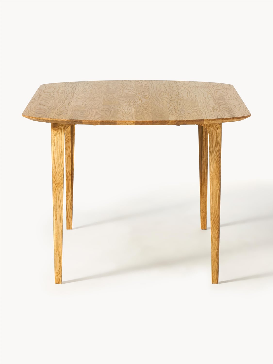 Archie Oval Dining Table in Oak, 200 x 100 cm — Beige