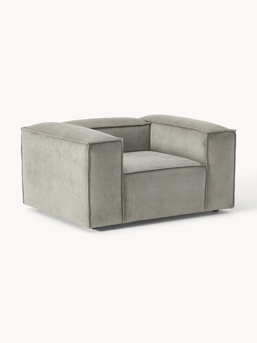 Lennon Armchair in Corduroy — Taupe