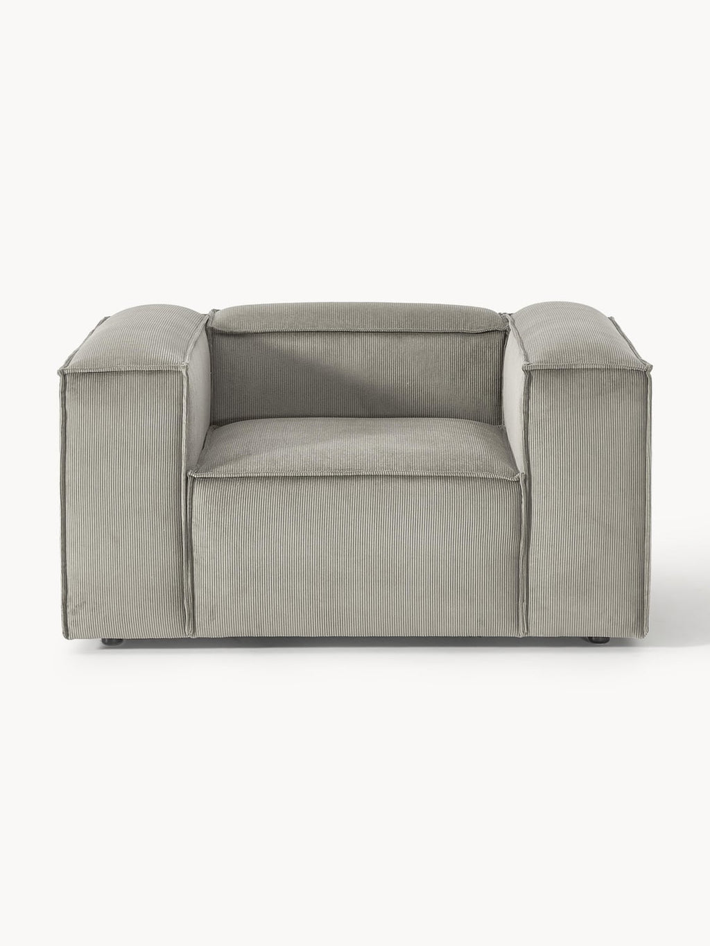 Lennon Armchair in Corduroy — Taupe