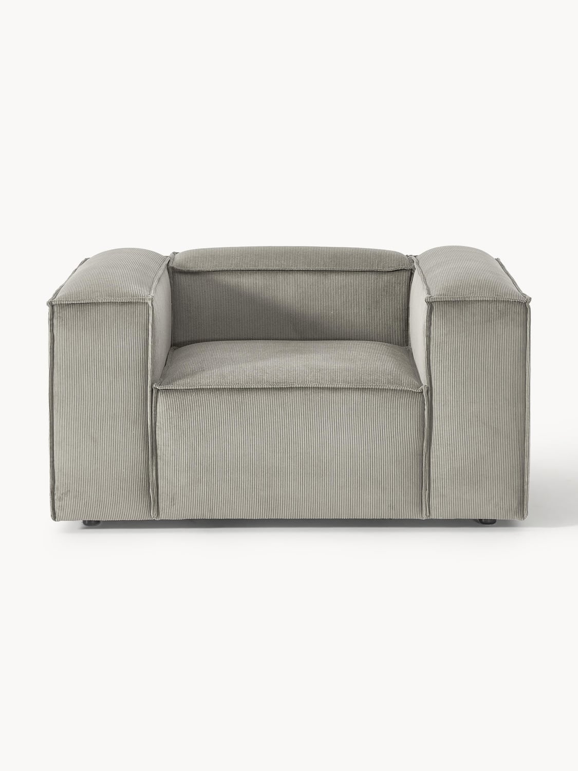 Lennon Armchair in Corduroy — Taupe