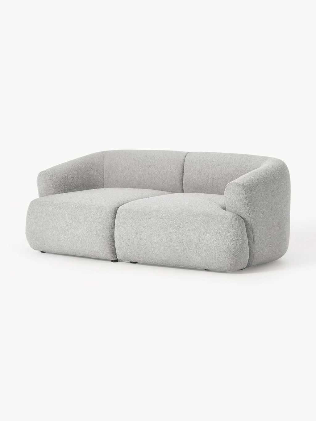 Sofia Modular Bouclé Sofa (2-seater) — Sand Beige
