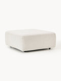 Anton Bouclé Sofa Ottoman — Light Grey