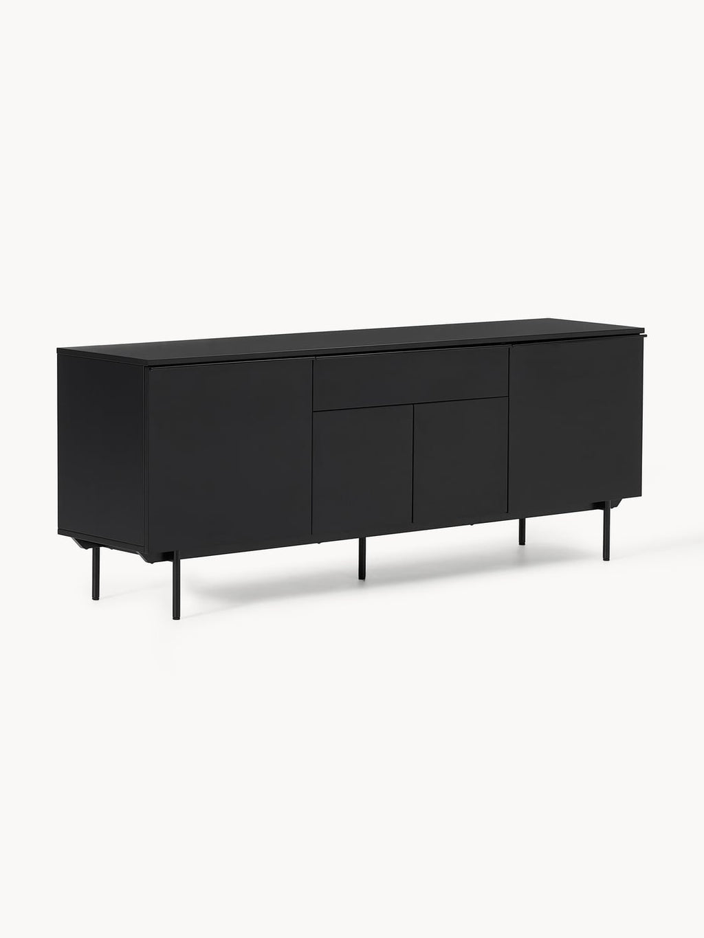 Elona Wooden Sideboard — Anthracite