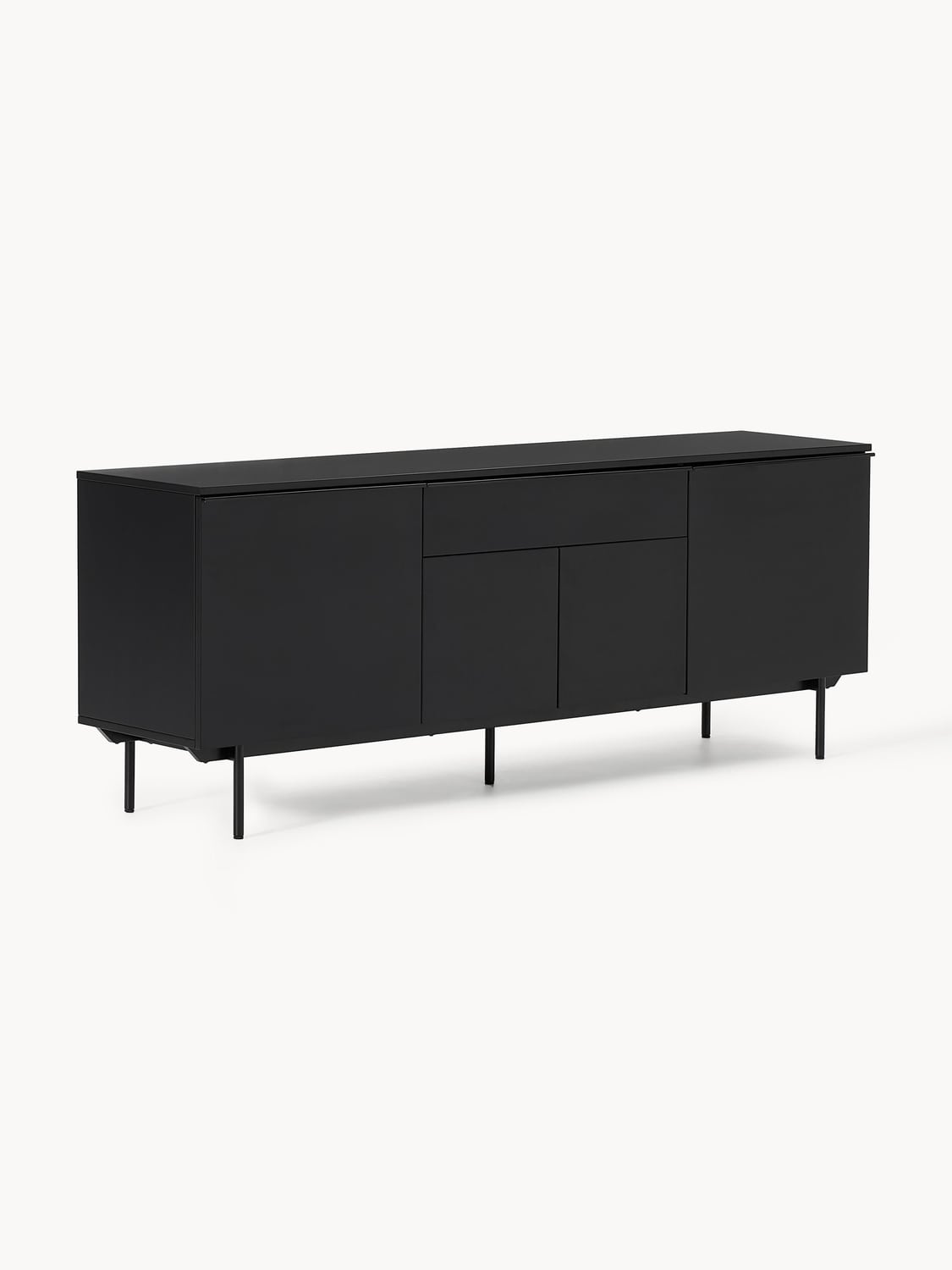 Elona Wooden Sideboard — Anthracite