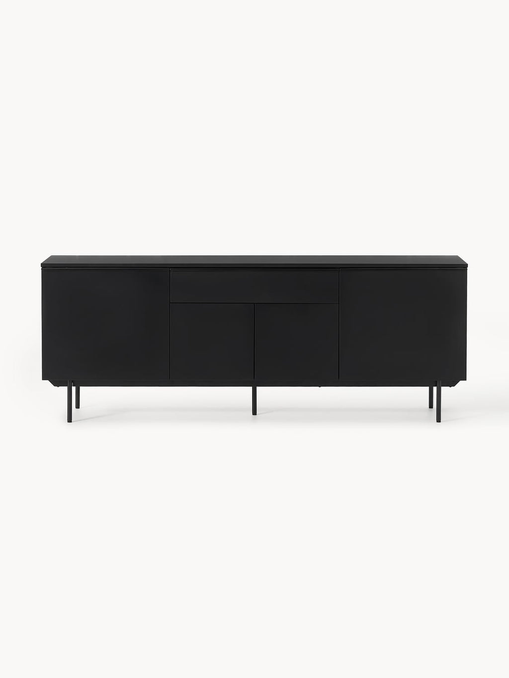 Elona Wooden Sideboard — Anthracite