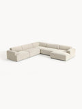 Melva XL Corner Sofa — Light Grey