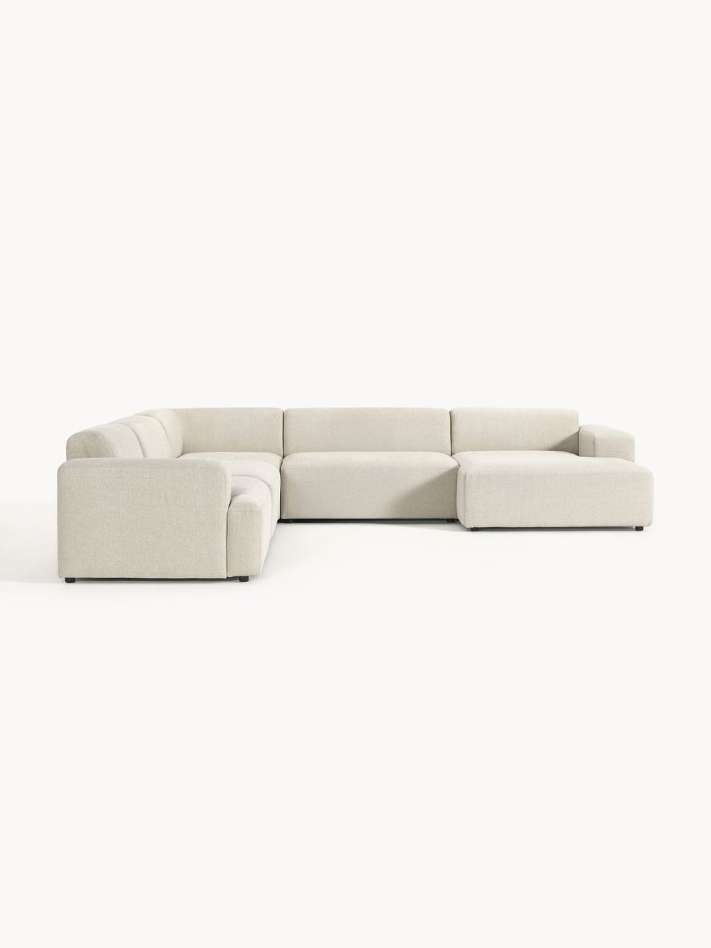 Melva XL Corner Sofa — Light Grey