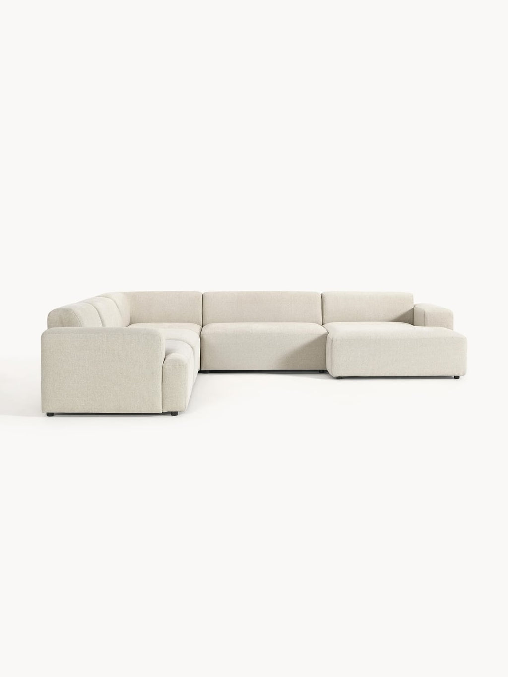 Melva XL Corner Sofa — Light Grey