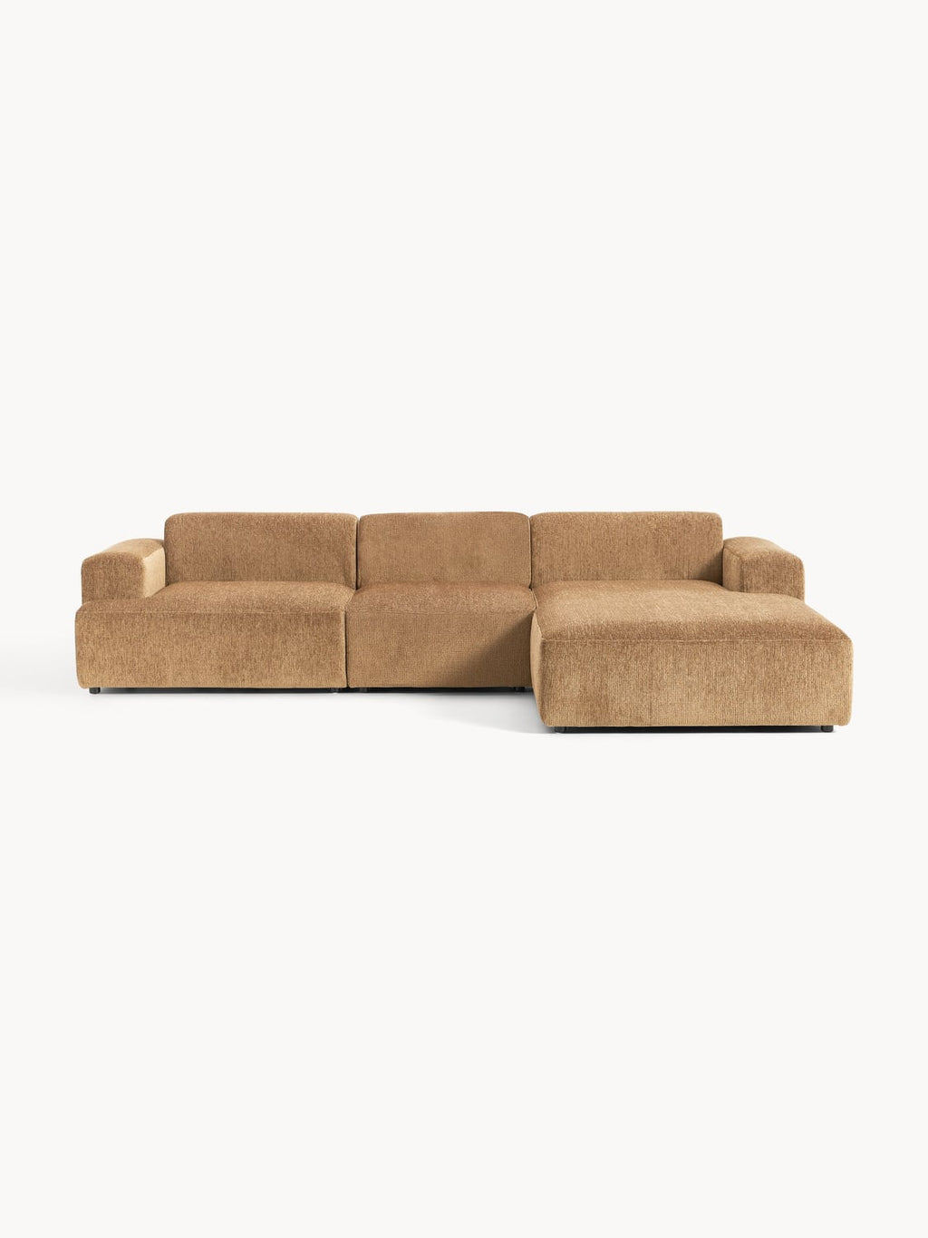 Melva Corner Sofa (4-seater) — Camel
