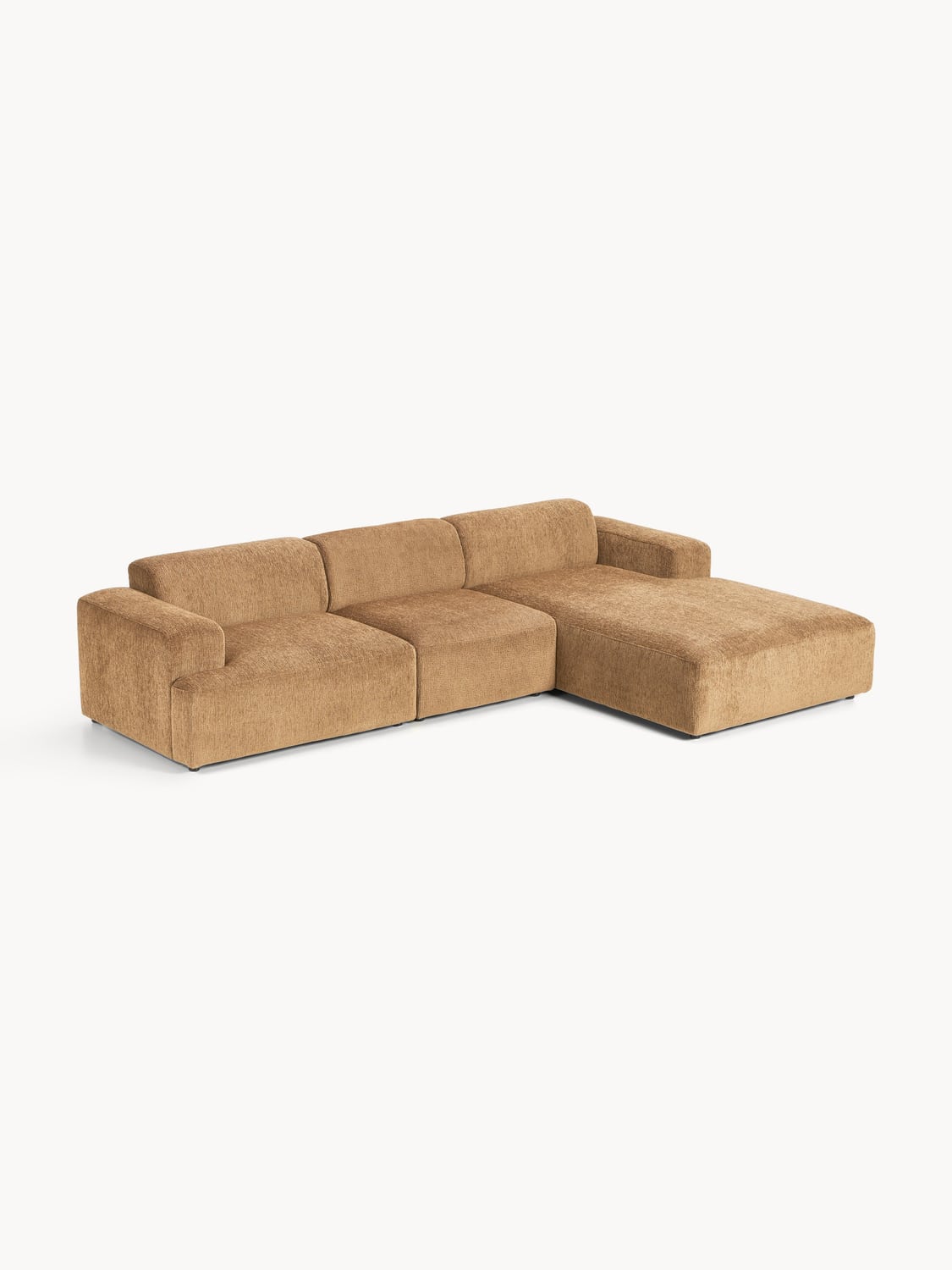 Melva Corner Sofa (4-seater) — Camel