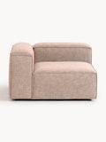 Lennon Corner Module in Linen Blend — Warm Grey